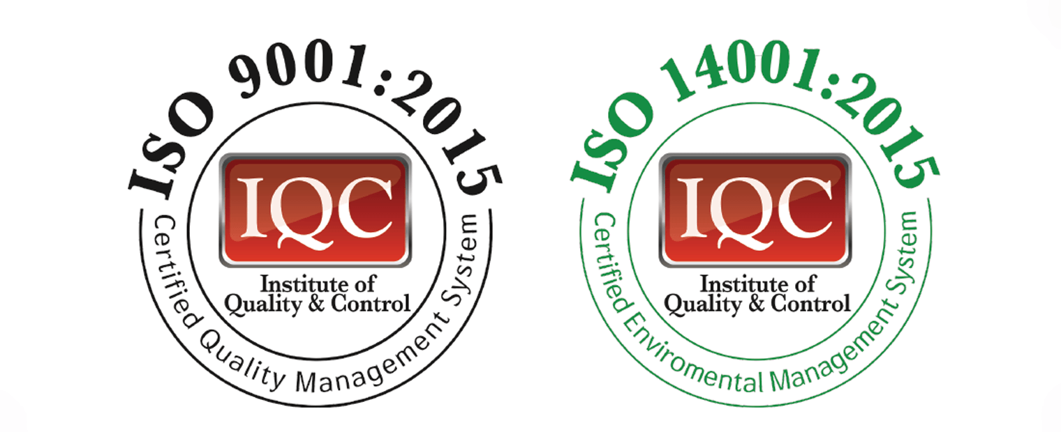 UBQ Materials Awarded ISO Certifications for Quality Control and Environmental Quality.