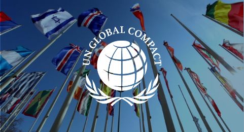 UN Global Compact logo.