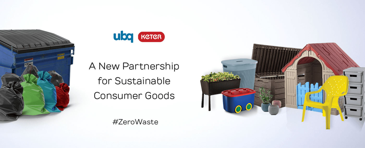 Keter Group Partners with UBQ Materials to Produce Sustainable Home and Garden Goods at Scale.
