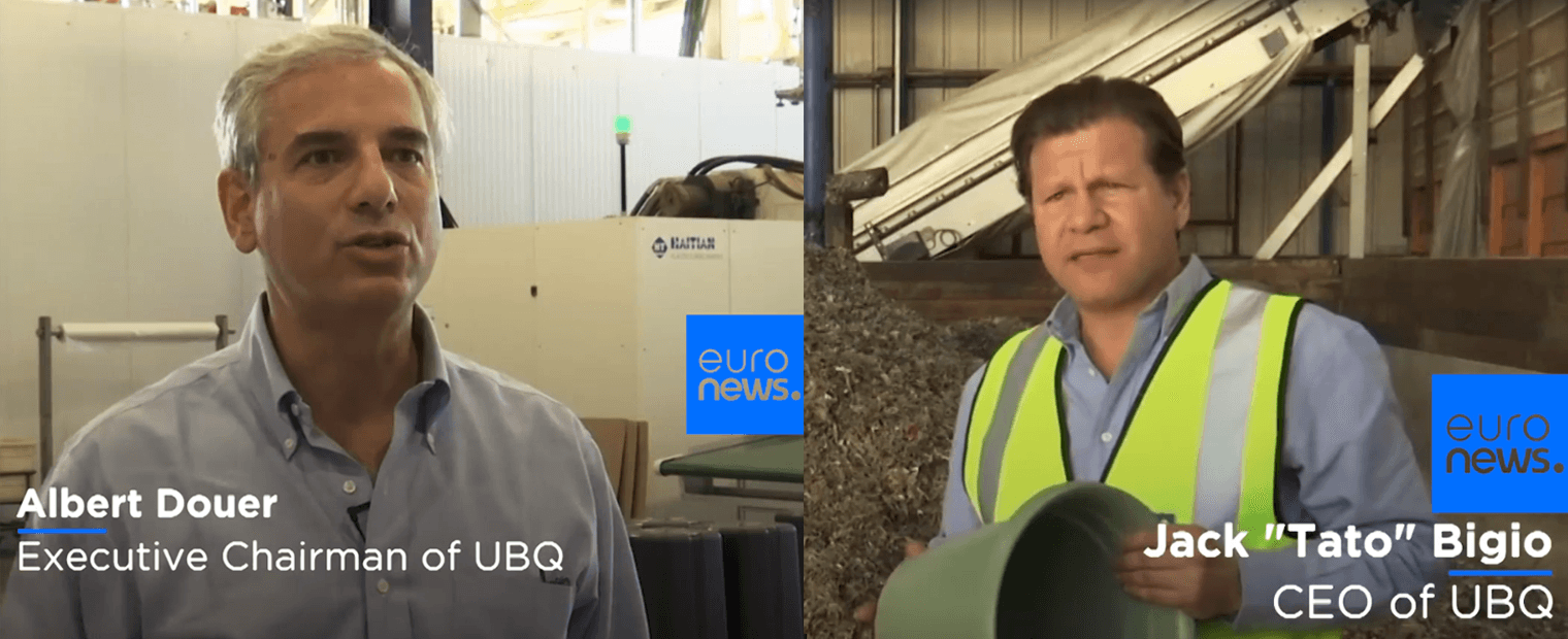 Euronews covering UBQ's Rubbish Idea.