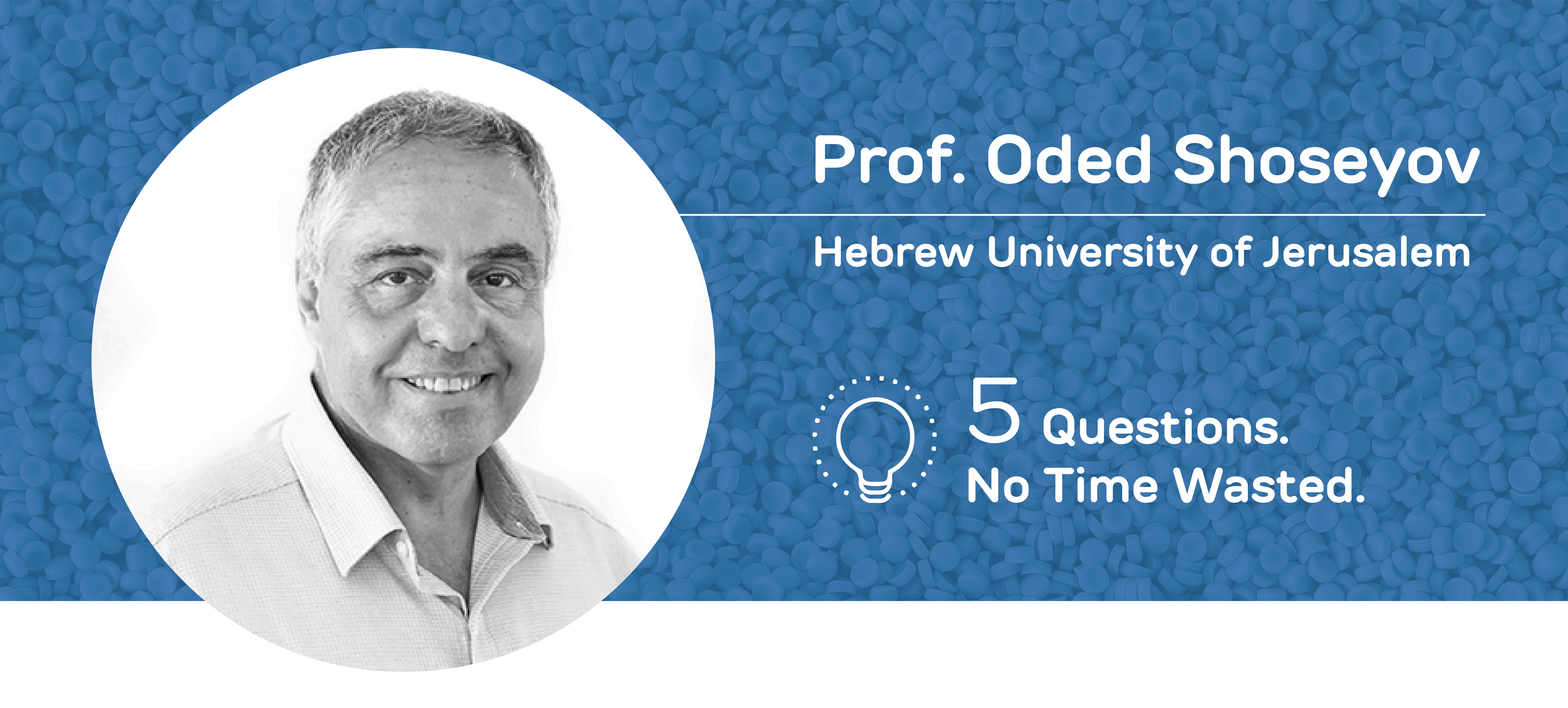 Prof. Oded Shoseyov - No time Wasted Cover.