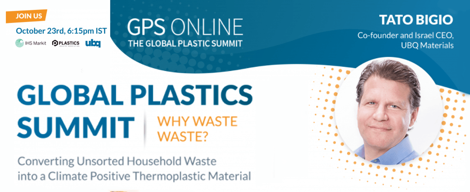 Jack (Tato) Bigio at the Global Plastics Summit covering Why Waste Waste?