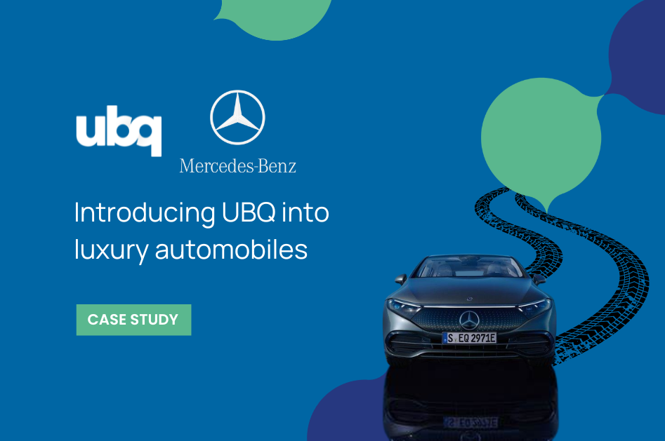 Mercedes-Benz Case Study: Introducing UBQ into luxury automobiles thumbnail.