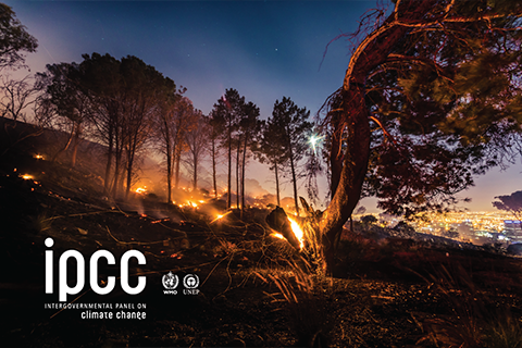 IPCC sixth assessment report flyer.