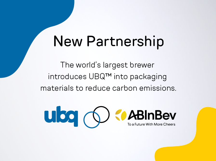 UBQ Materials Provides Technology for Ambev to Integrate Sustainable Plastic-Substitute in Brazilian Trade Products