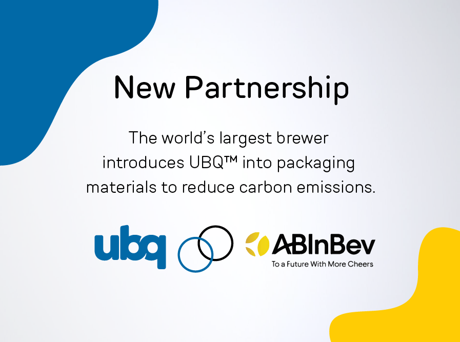 UBQ Materials Provides Technology for Ambev to Integrate Sustainable Plastic-Substitute in Brazilian Trade Products.