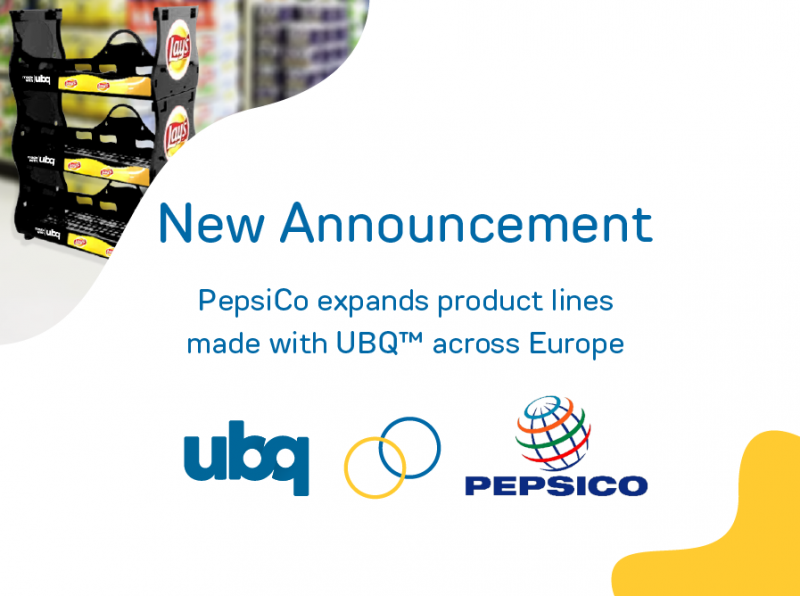 PepsiCo Extends Use of UBQ™ from Logistics Pallets to Point of Sale in New Effort to Unlock Sustainability Across Supply Chain.