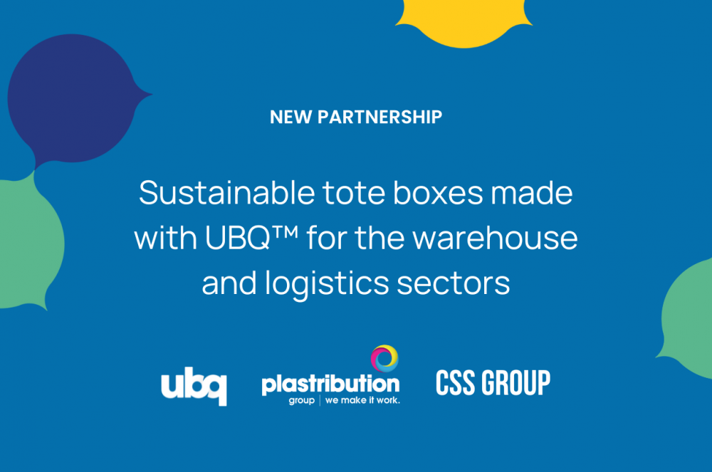 Plastribution and Casting Support Systems (CSS) Group Turn to UBQ Materials to Produce Eco-Conscious Tote Boxes.